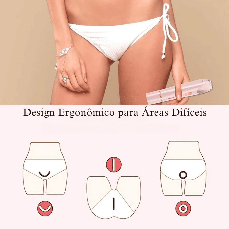 Lissea – Depilador Feminino de Precisão para Rosto e Corpo
