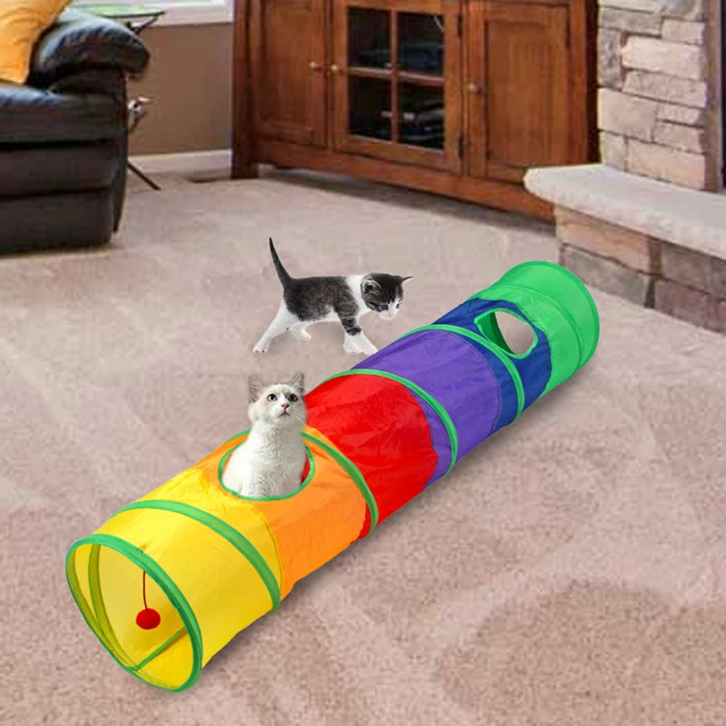 Túnel de Brincadeira para Gatos e Filhotes