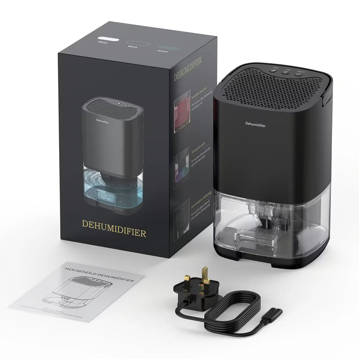 Noir Compact Dehumidifier