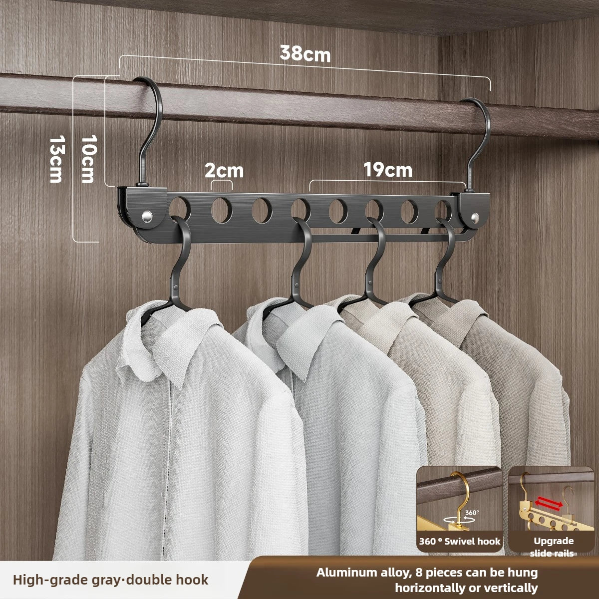 Rotating Hanger Organizer