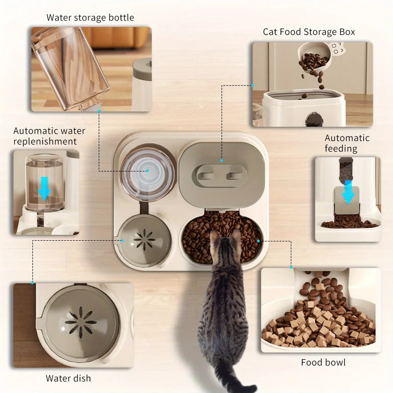 Fonte e Comedouro Automático para Animais