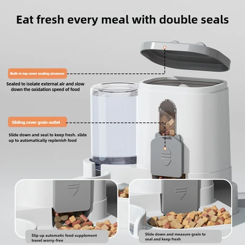 Fonte e Comedouro Automático para Animais
