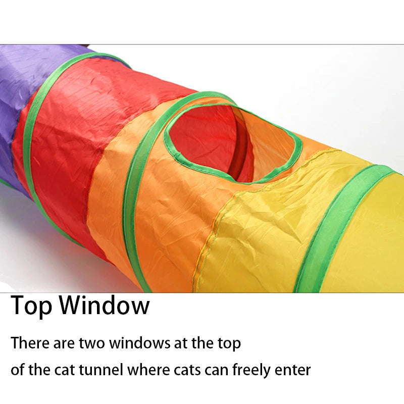 Túnel de Brincadeira para Gatos e Filhotes