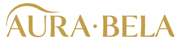 Logo Aura Bela #D4AF37